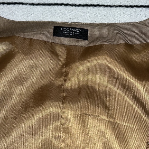 Coofandy Layered Plaid Dress Suit Vest Mens Size Medium Womens large - Picture 7 of 12